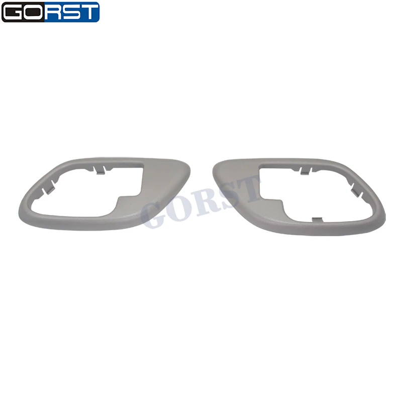 15708079 15708080 Juego de molduras de manijas de puerta interiores en gris para Chevrolet C150 C2500 Suburban Tahoe GMC Sierra Yukon