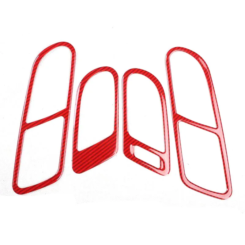 

4pcs/set Car Interior Door Handle Frame Stickers For Volkswagen Tiguan 2010-2017 LHD Car Styling Accessories