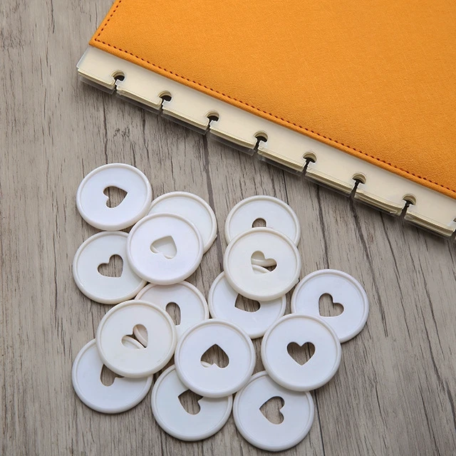 Trái Tim Rời Lá Chất Kết Dính Nhẫn 30/50/100 Viên 24Mm Trắng Dicsbounds Cho Máy Tính Xách Tay Diy Nhà Quy Hoạch Đĩa Silicon Cho thêu Sò