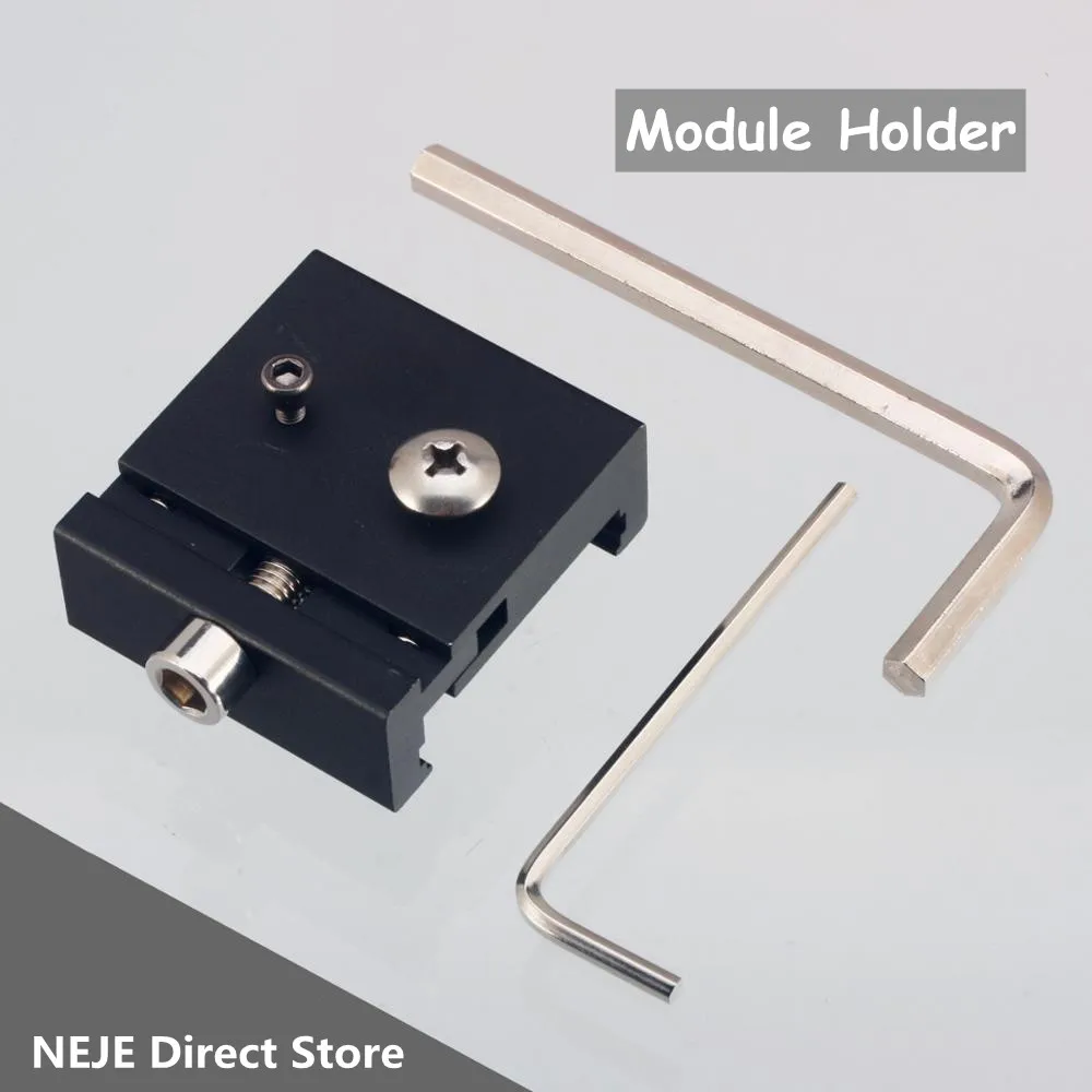 

NEJE Laser Module Holder Fast Slide Slot Laser Head Clamps for 30W, 20W，7W，3500mW for laser engraver