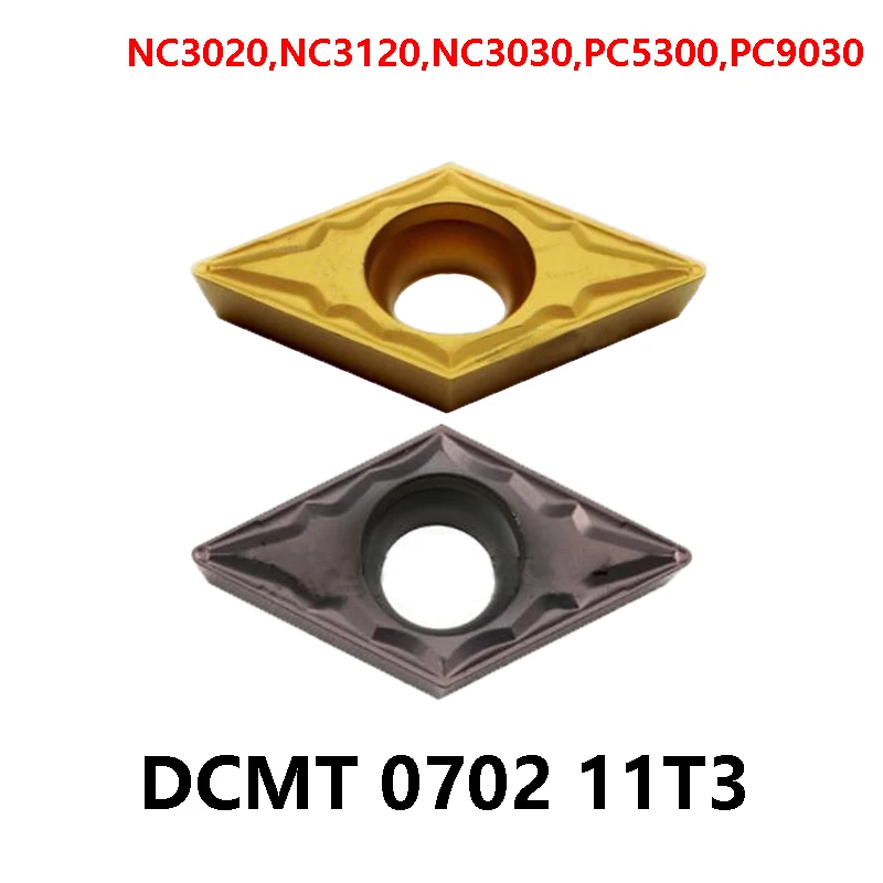 

100% Original DCMT-HMP 070204 11T304 Carbide Inserts DCMT070202 DCMT070204 DCMT11T302 DCMT11T304 DCMT11T308 Lathe Cutter CNC