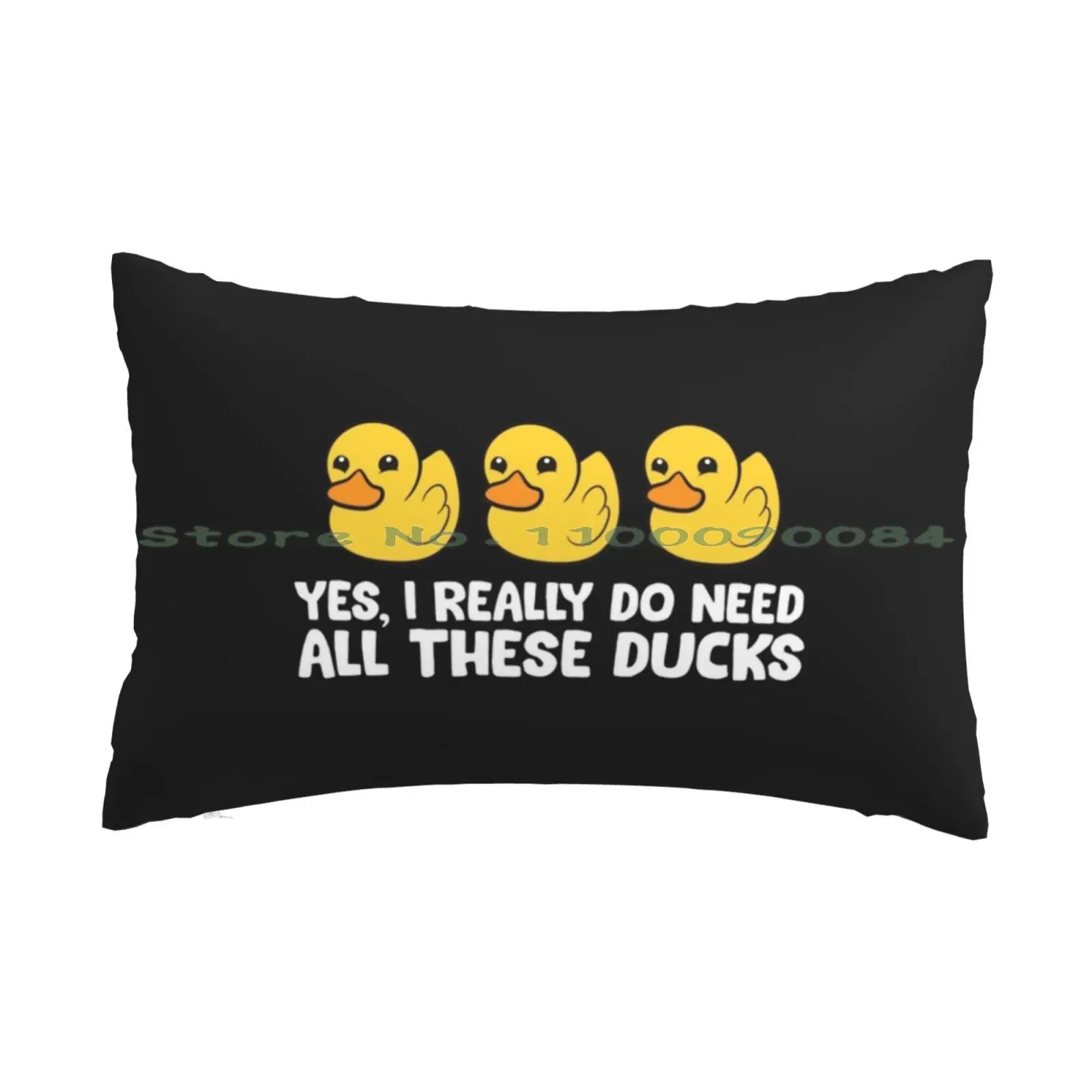 Yes I Really Do Need All These Ducks Pillow Case 20x30 50*75 Sofa Bedroom Sylt North Sea Baltic Sea Hello Coastal Child Anchor