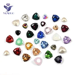 YANRUO 4706 Brilliant Best Gems Stones and Crystals Sew On Claw Sewing Strass Pointback Glass Crystal For Clothing