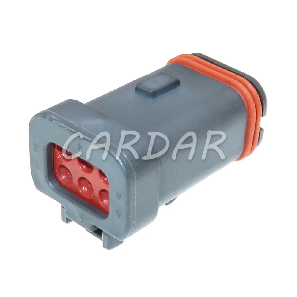 1 Set 6 Pin DT16-6SB-KP01 Automobile Wiring Terminal Waterproof Socket AC Assembly Auto Accessories Car Modificated Plug