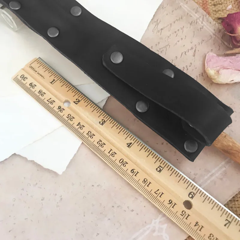 Lọ Cây Đũa Phép Bao Da Đựng Phong Cách Khoa Học Viễn Tưởng Nữ Hóa Trang Halloween Kim Bơm Bình Đai Thời Phục Hưng Phù Thủy Pháp Sư Warlock LARP Thầy Lang Đạo Cụ