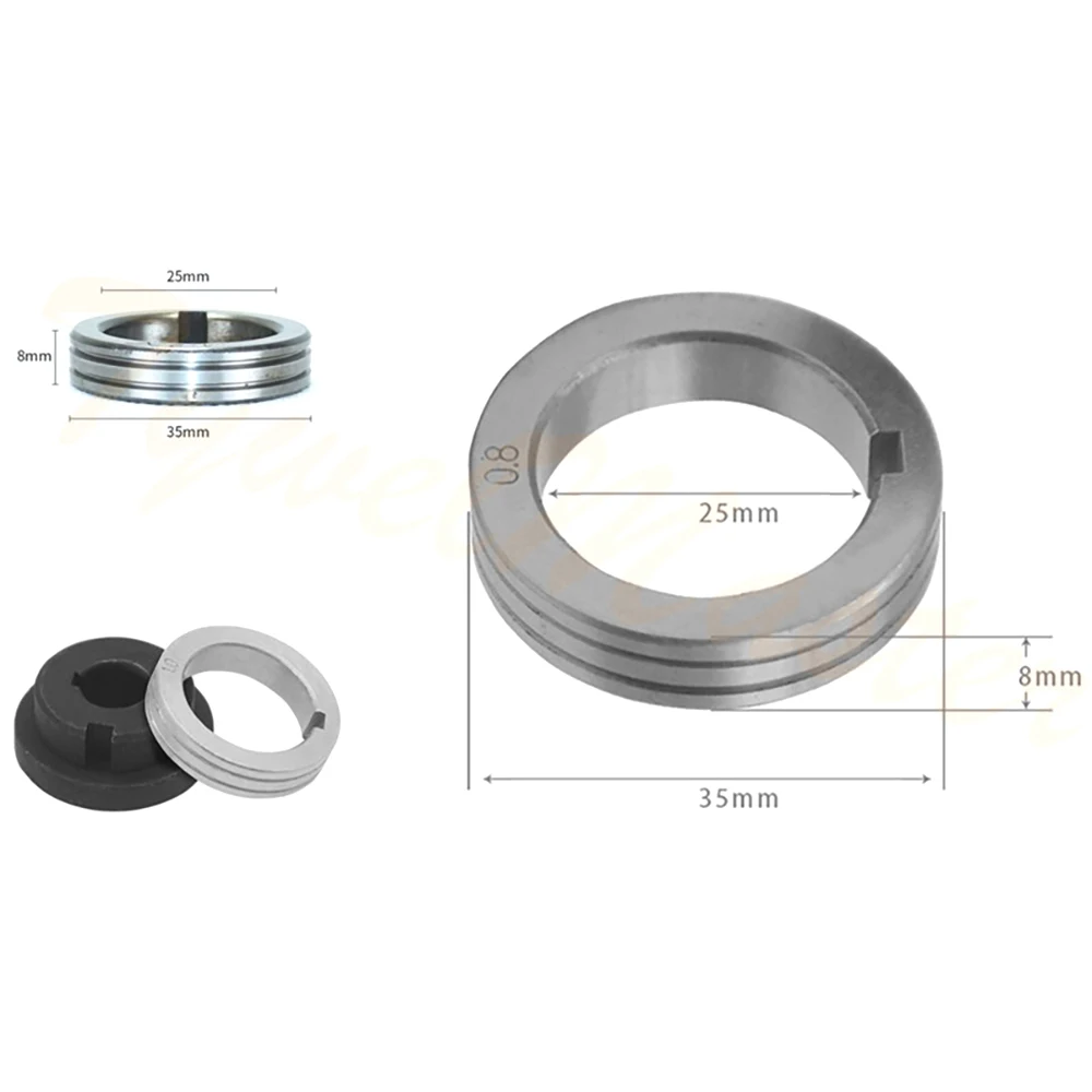 Welding Wire Feeder Roll V U K Knurl Groove 0.8 1.0 1.2mm for Steel Aluminum Flux Cored Gasless Wire Welding Machine