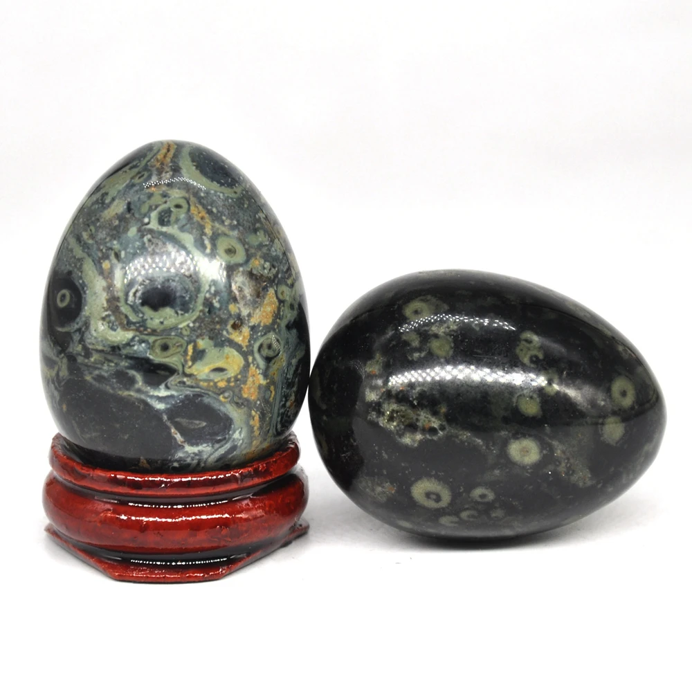 

30x40mm Kambaba Jasper Egg Shaped Stone Healing Natural Crystal Kegel Massage Accessory Minerale Gemstone Spiritual Decoration