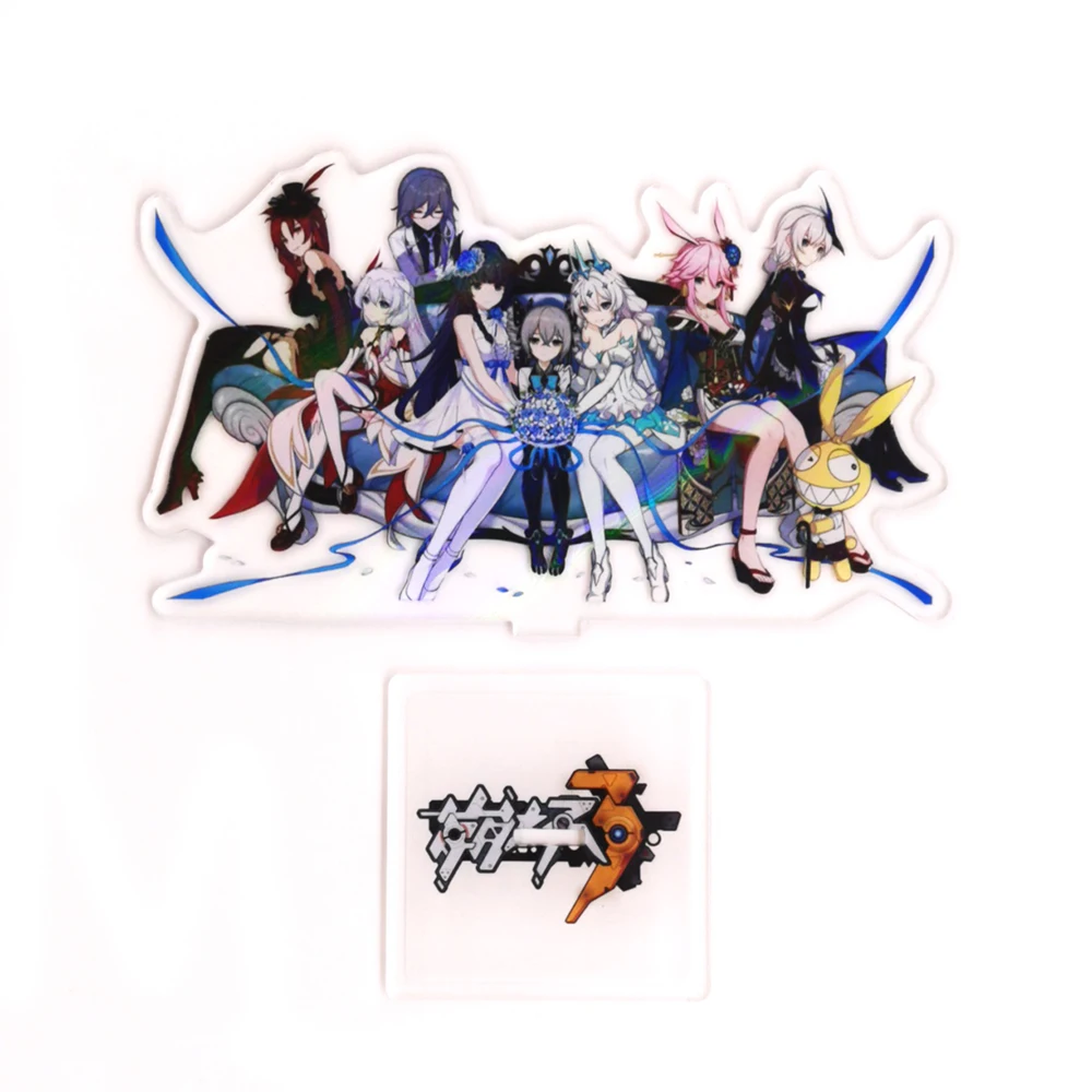 

Honkai Impact Benghuai Collapse 3 Reburn Kaslana Kiana Kallen acrylic standee figurines desk decoration cake topper anime