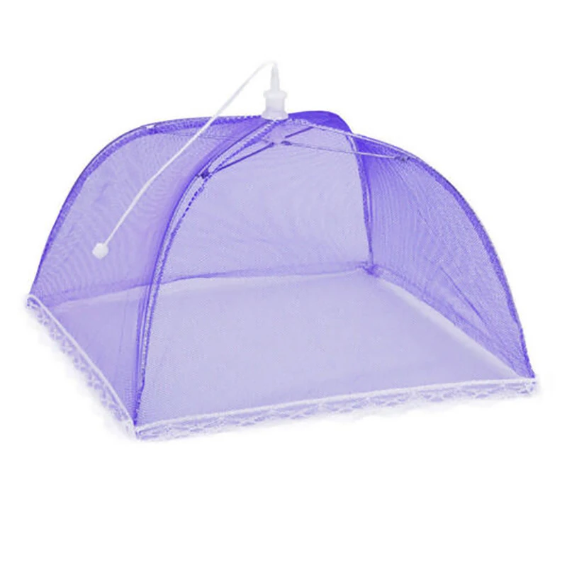 1/3/5PCS Household Umbrella Food Cover Picnic Barbecue Party Anti Mosquito Fly Cover Portable Lace Table Food Covers Kitchen