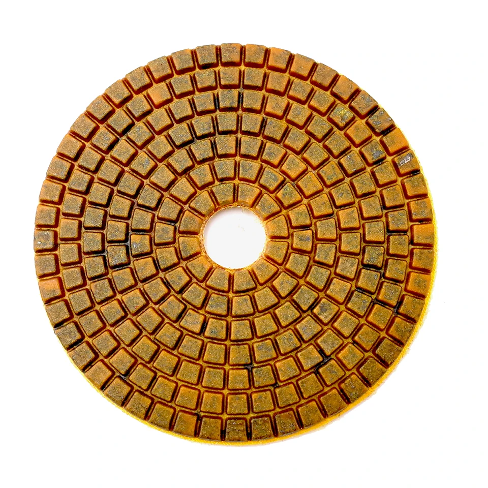 Imagem -04 - Mosaico de Almofadas de Polimento com Peças Super Argolas para Polir Granito ou Piso de Concreto tipo Mármore