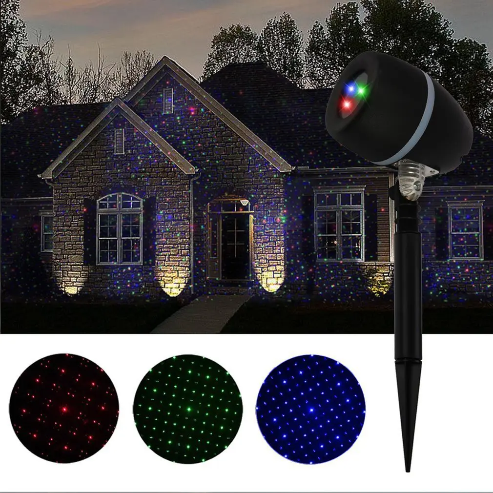 

Moving Full Sky Star Laser Projector Landscape Lighting Red&Green Christmas Party LED Stage Light Outdoor Garden Lawn Laser Lamp