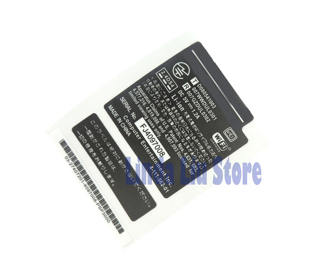 10 قطعة ملصقات لاصقة بديلة لـ PSP 1000 PSP 2000 PSP 3000 وحدة التحكم بطاقة لاصقة مانعة للتسرب ملصق الضمان JP إصدار HK الأمريكي