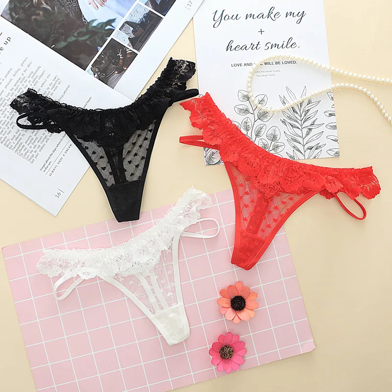 7color Gift beautiful lace leaves Women\'s Sexy lingerie Thongs G-string Underwear Panties Briefs Ladies T-back 1pcs/Lot js8008