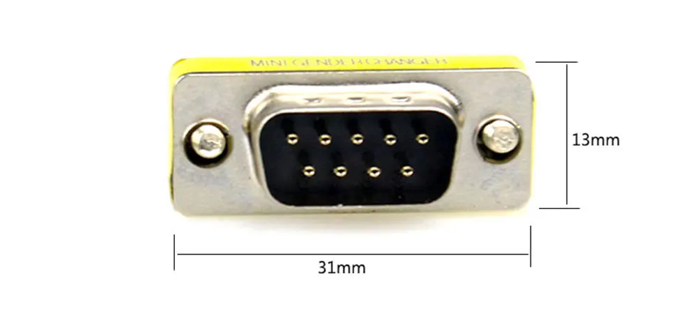 DB9 DB15 DB25 Male to Male / Female to Female / Male to Female Adapters 2 Rows 9 / 15 / 25 Pin Connectors RS232 COM Converters