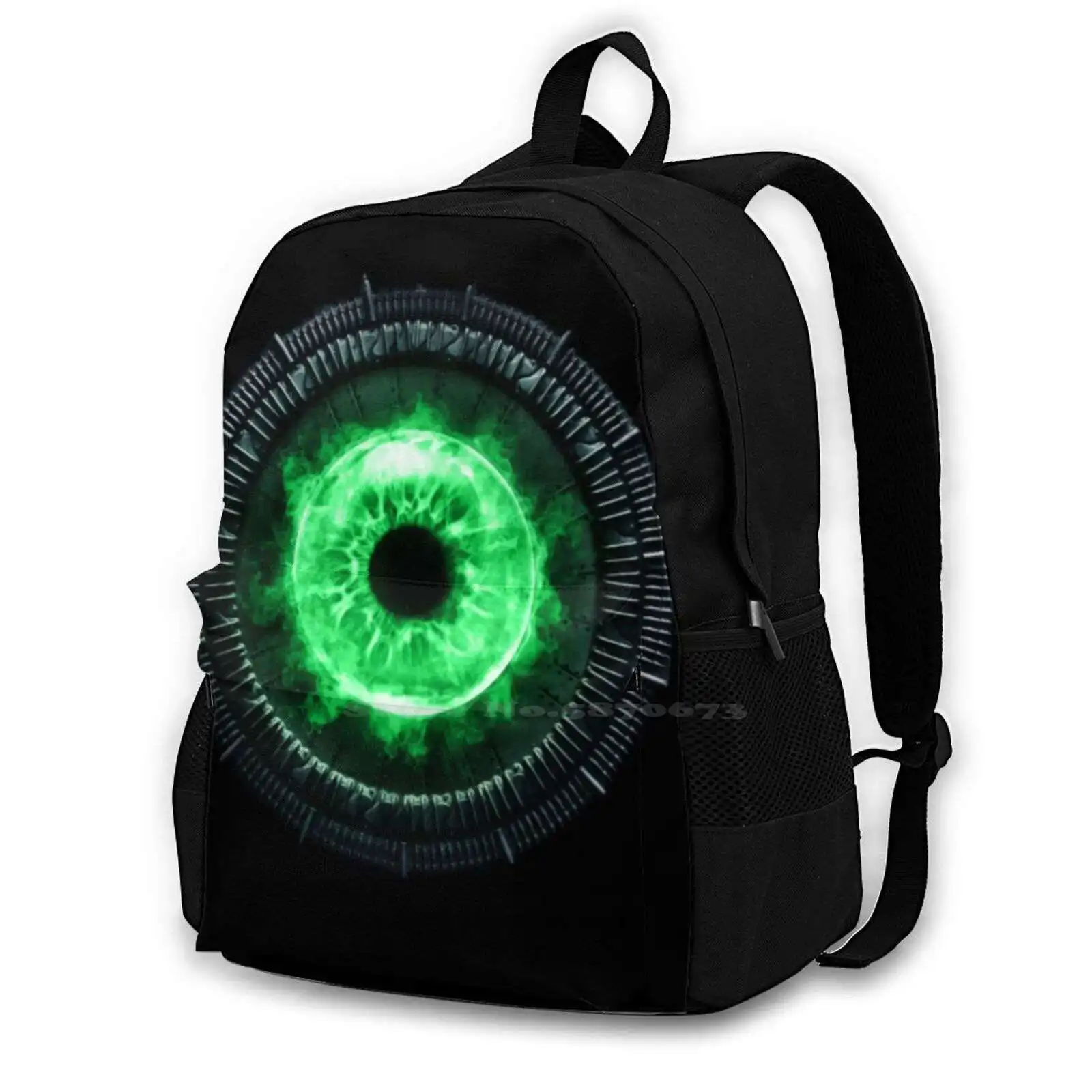 Awesome Big Green Eye School Bags For Teenage Girls Laptop Travel Bags Eyes Big Green Lord Of The Ring