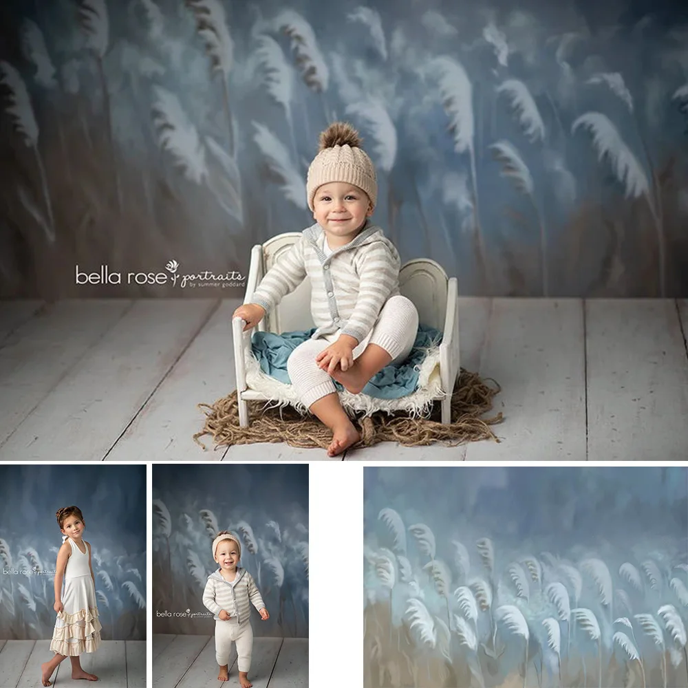 Winter Baby Children Portrait Backdrop Photo Studio Forest Winds Photography Background Newborn Children Birthday Photocall