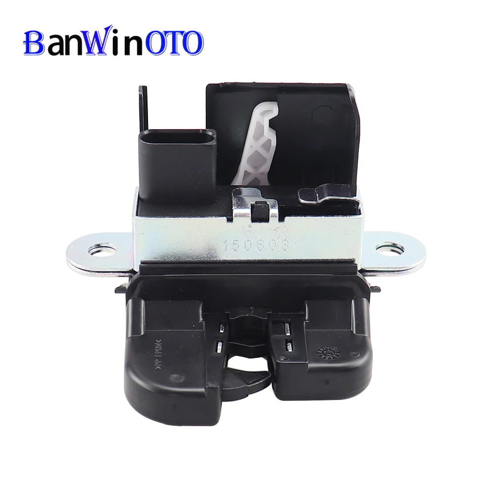 Rear Trunk Latch Actuator Tailgate Liftgate Lid Central Lock Fit for VW Volkswagen Golf GTI R MK6 2009-2013 5K0827505A