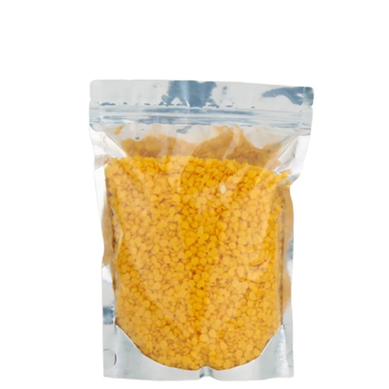 

100% natural pure yellow beeswax pellet grade A 1kg Lipstick DIY Material Yellow Bee Wax Cera Flava