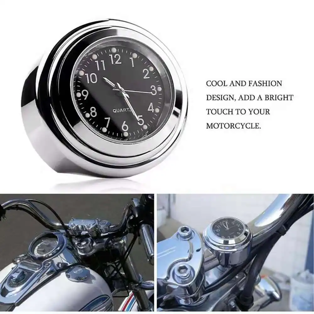 Motorcycle Watch Waterproof  Accessories Handlebar Clock Motorcycle Style for   msx125 hyosung gsr 600 set hornet 600