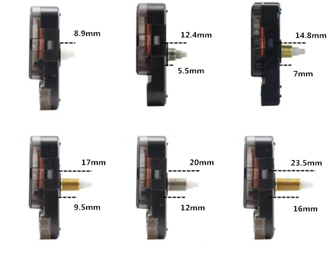 Multiple sizes DIY Watch Clock Movement Quartz Clock Mechanism Watch Wall Clock Parts Repair Replacement Essential Accessories