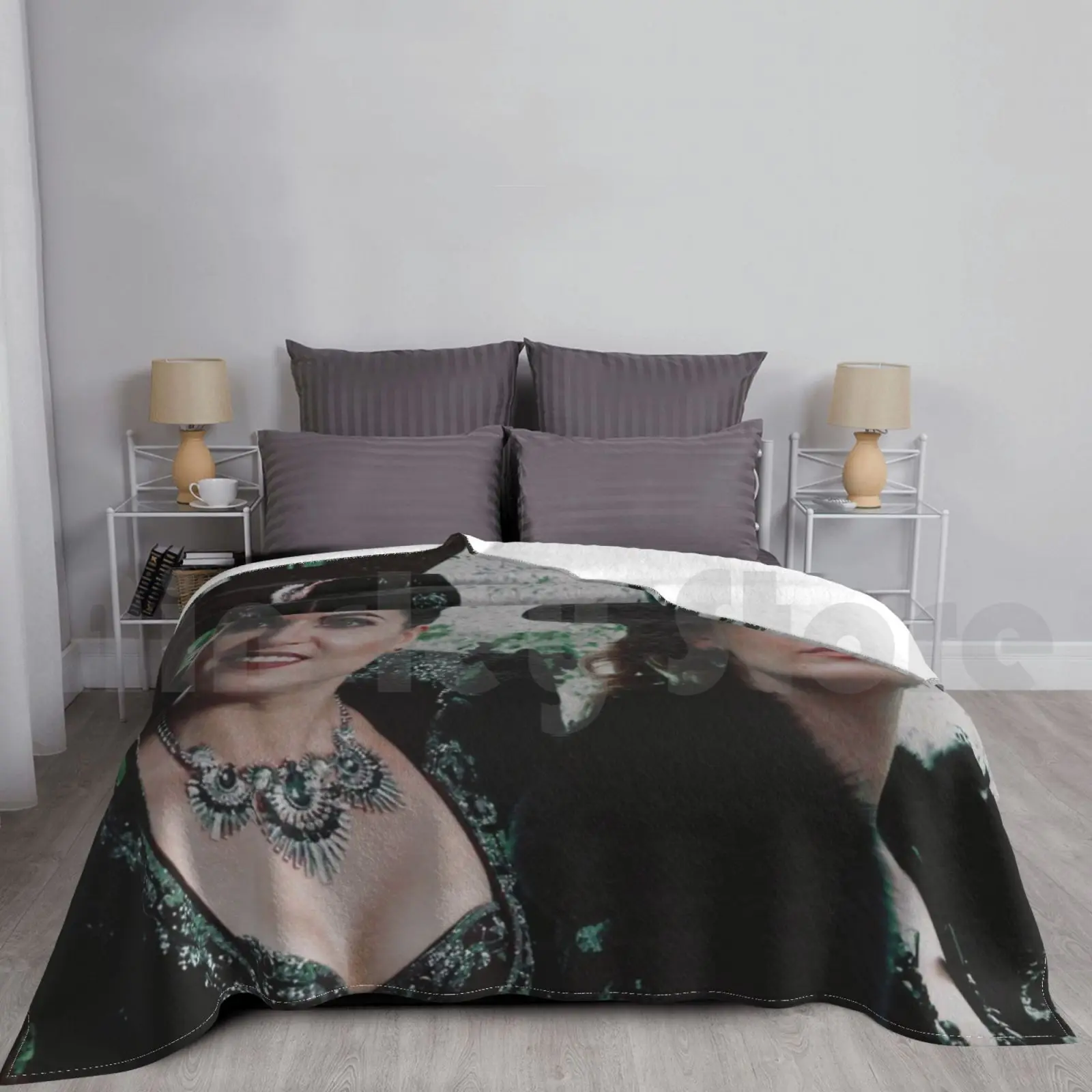 Regina & Zelena Blanket Fashion Custom Wicked Witch Zelena Oz Rebecca Mader My Pretties Wicked Witch Of The West