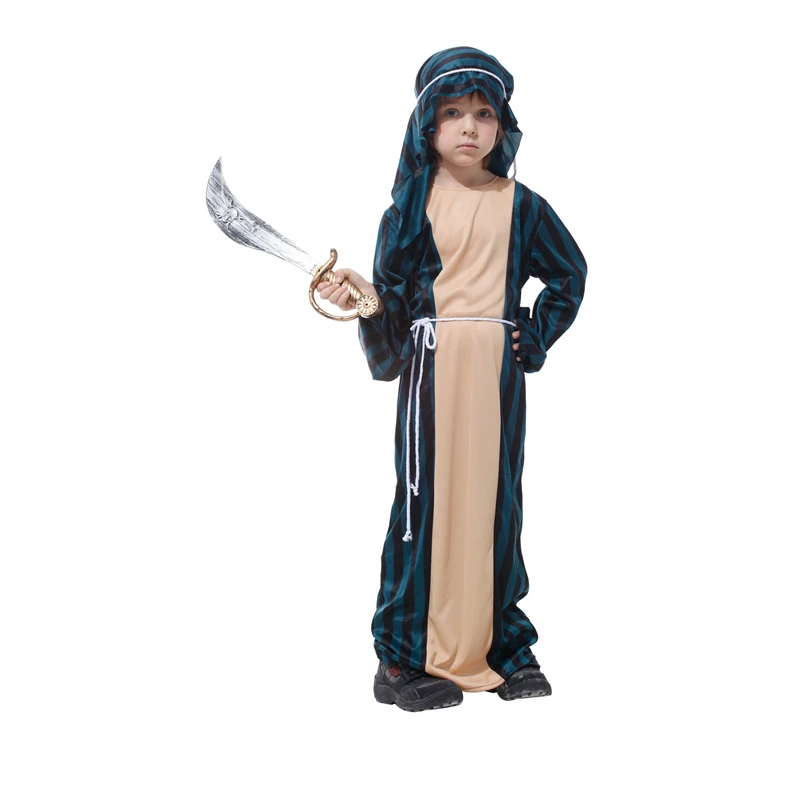 Bambini Bambino Presepe di Natale Pageant Pastore Joseph Costume per I Ragazzi di Halloween Purim di Travestimento di Carnevale Festa di Natale Outfit