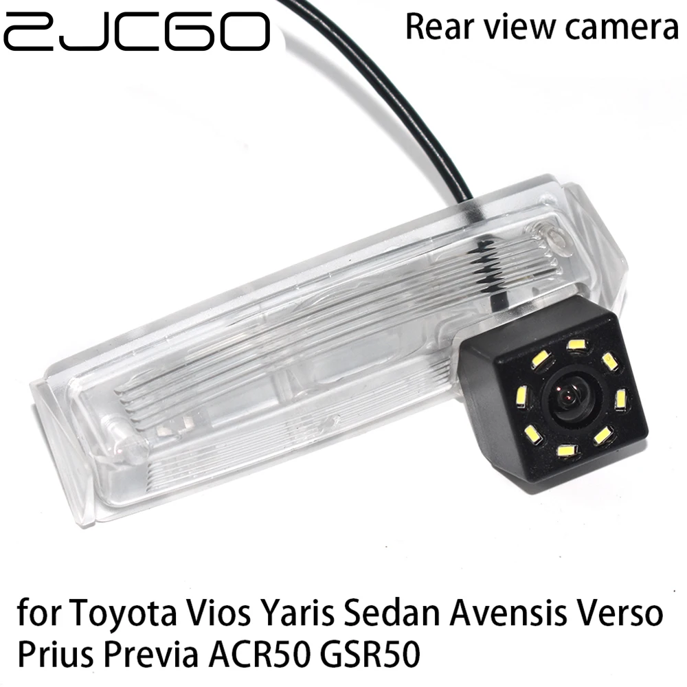 ZJCGO Car Rear View Reverse Backup Parking Reversing Camera for Toyota Vios Yaris Sedan Avensis Verso Prius Previa ACR50 GSR50