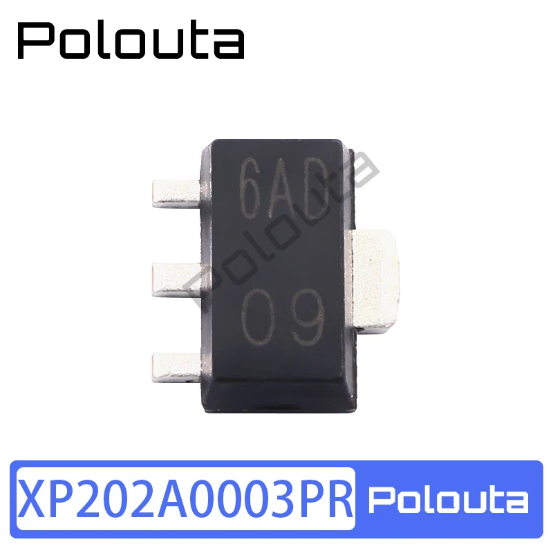 10 Buah/Set Polouta KDK Layar Sutra 6AD SOT89 P-channel 30-V MOS Tabung Efek Medan Transistor Komponen Elektronik