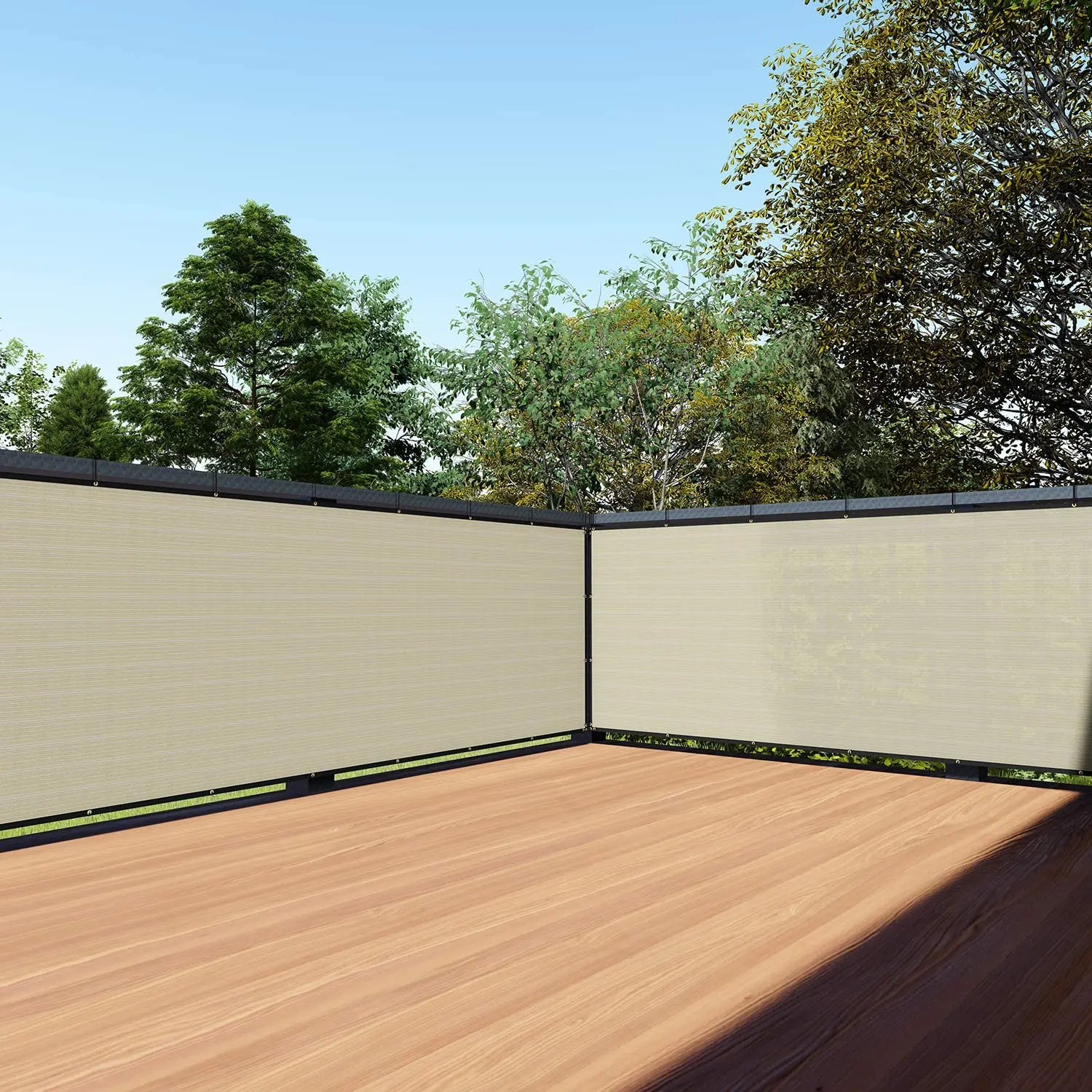 Windscreen Privacy Screen Fence, Heavy Duty Fence, Balcony Safety Net, Sun Shade Sails, Customized Size, 200GSM