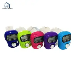 Portable Electronic Digital Counter Mini LCD Hand Held Finger Ring Tally Counter Stitch Marker Plastic Row Counter