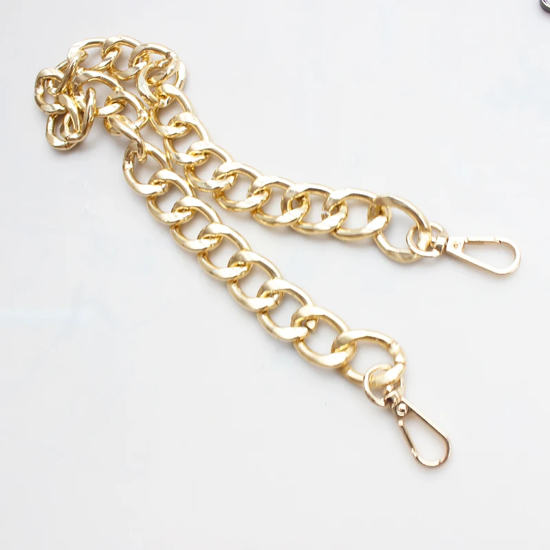 30/60/100cm Silver Gold Bag Strap Replacement Purse Chain Shoulder Bags Strap Long Handbag Handles Chain Strap Bag accessories