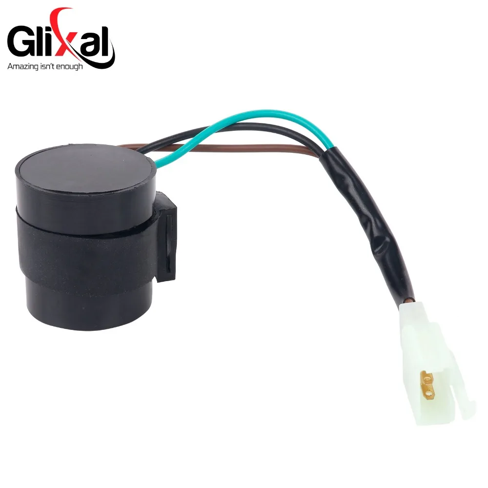 Glixal Blinker Turn Signal Flasher Relay for Gy6 Scooter or Moped 50cc 125cc 150cc 139QMB 152QMI 157QMJ