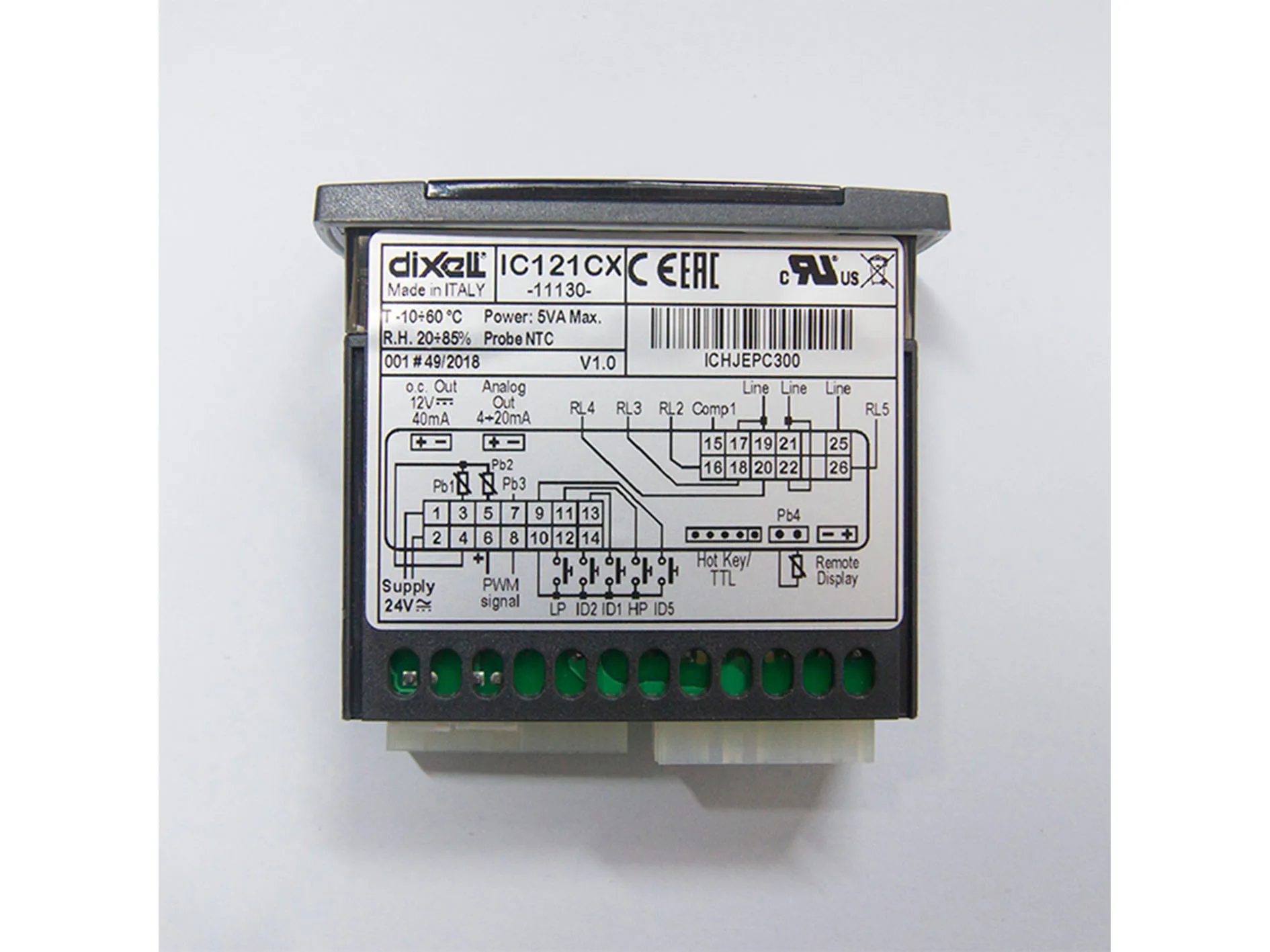 Dixell elf high-quality professional electronic digital thermostat IC121CX-11130 genuine