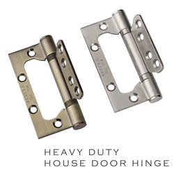 2PCS Stainless Steel 4Inch Heavy Duty Kitchen Door Hinge 270 Degree Open Metal Brushed Nickel & Bronze Hinges for House