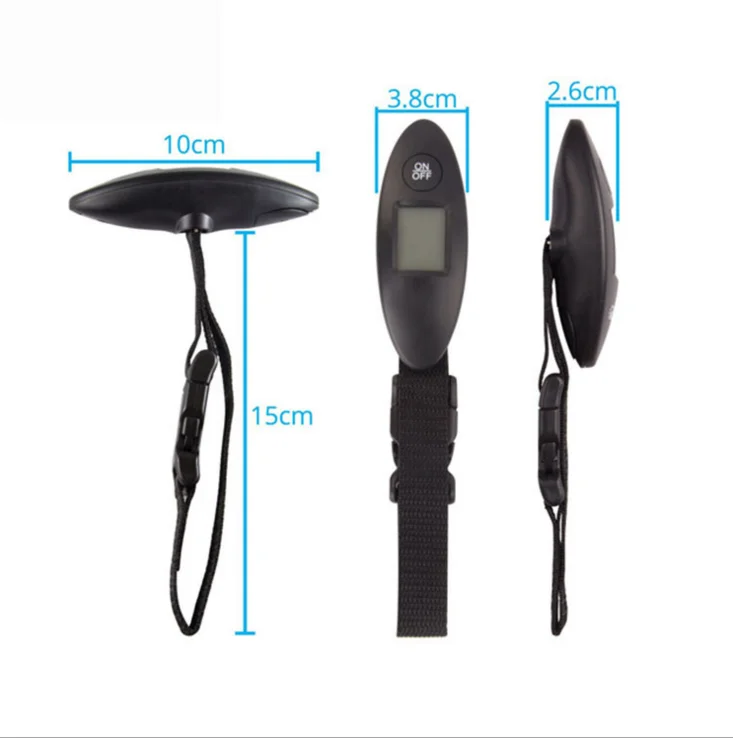 Imagem -06 - Mini Balança Digital de Bagagem Pendurada Lcd Balança de Gancho Balança Digital Portátil de Aço Inoxidável 25kg 40kg