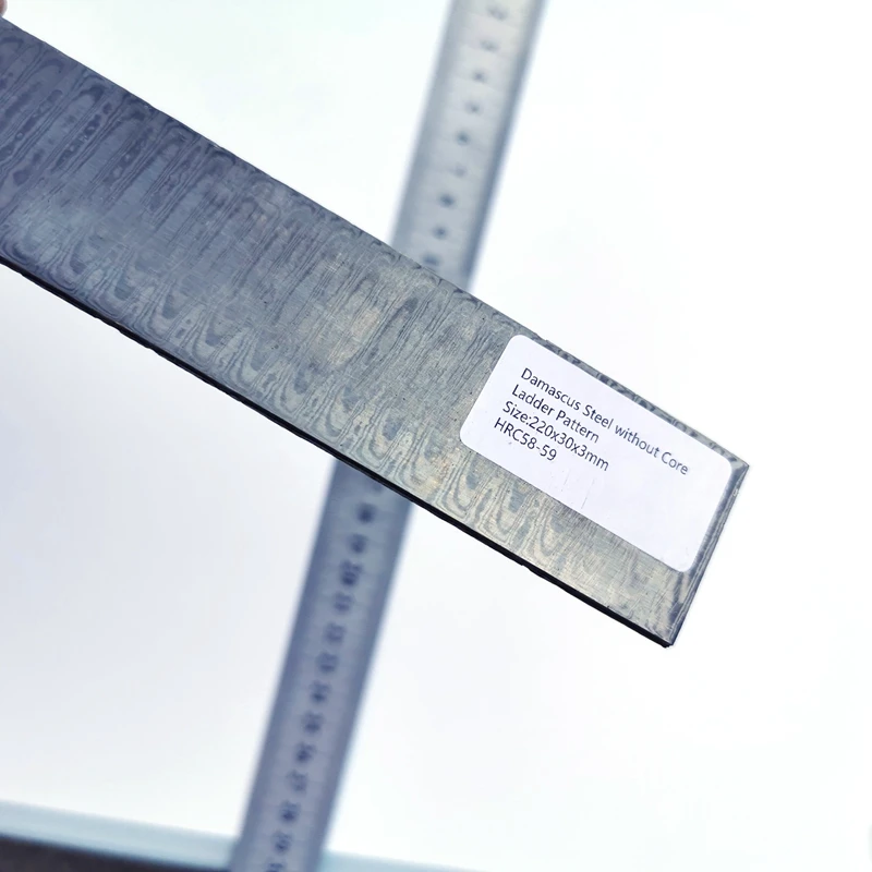 220*30*3mm stal nierdzewna damascus kęs bez rdzenia ostrze noża stalowy nóż making pręcik ze stali diy nóż
