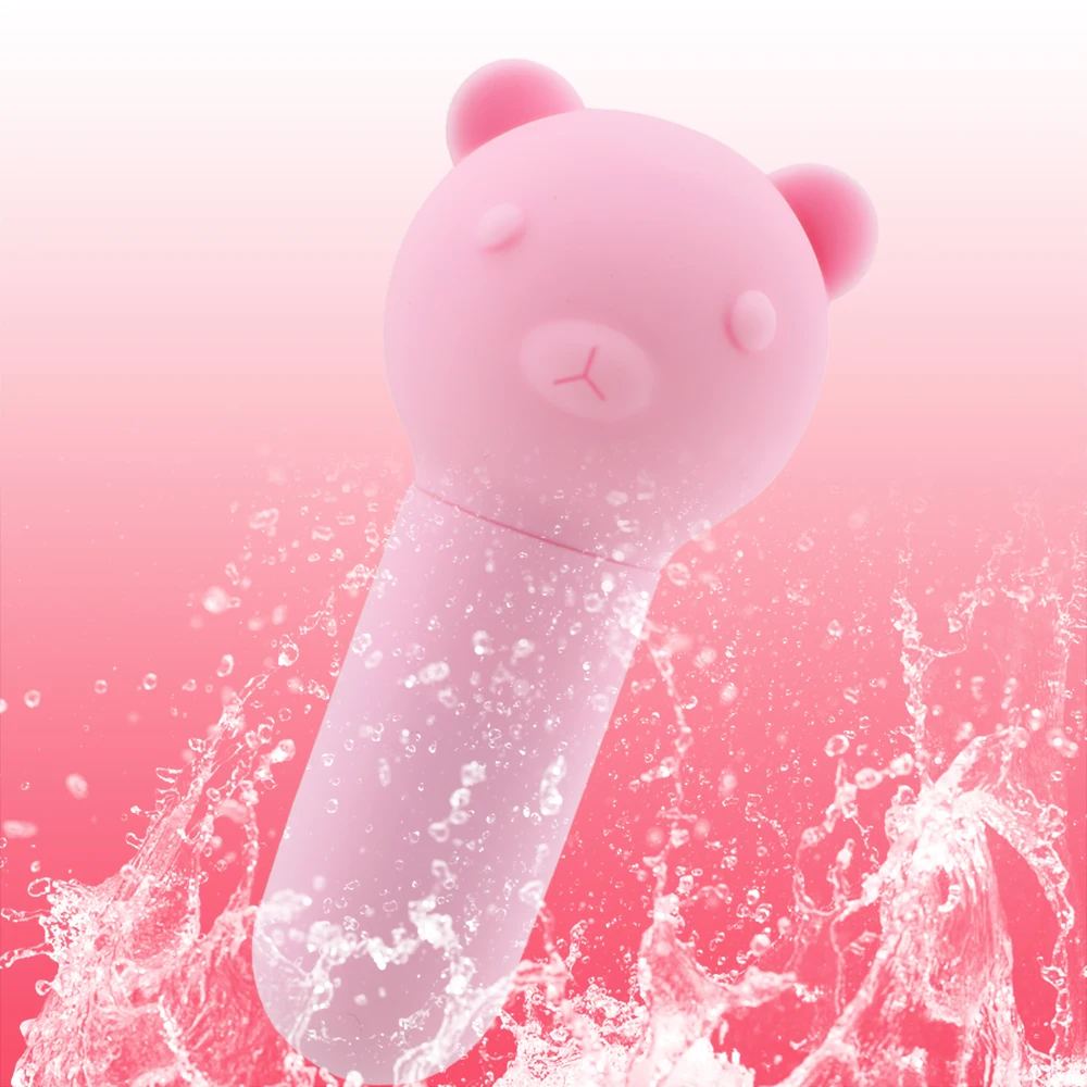 85mm Sexy Bear Vibrators For Women Nipple Clitoral Stimulator Vaginal Anal Plug Dildos Female Masturbator Sex Toy Erotic Product