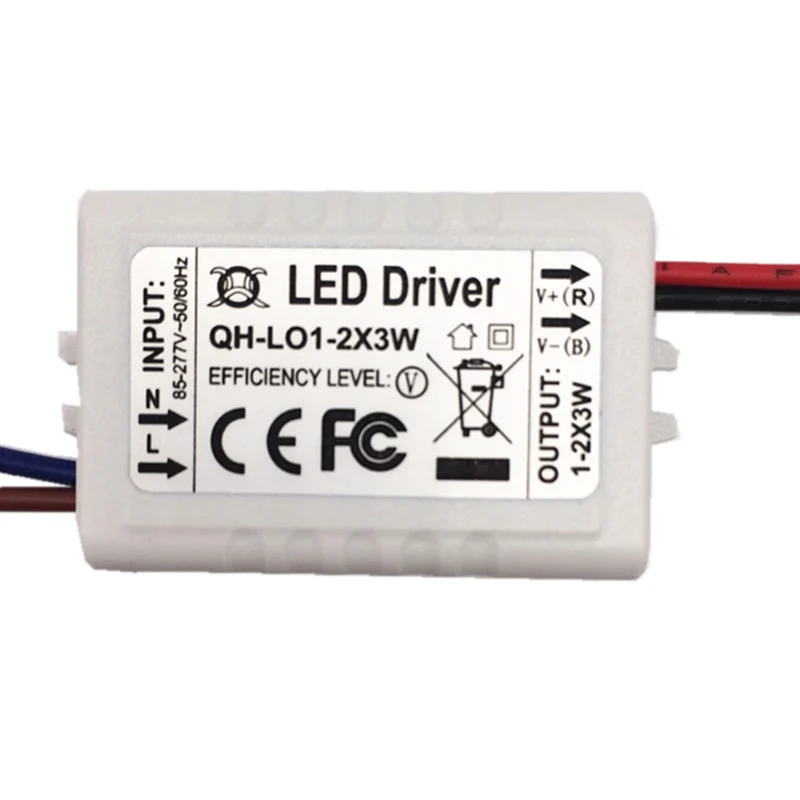 5PCS 1-2X3W 2-4X3W 6-10X3W 10-18X3W 18-30X3W LED Driver Power Supply Transformer Light Power Supply F 3w LED Chip