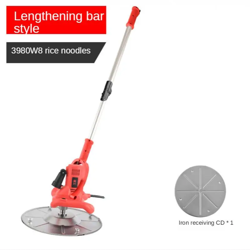 220V 3980W Multifunctional Cement Trowel Concrete Mortar Grinder Wall Floor Electric Polisher Putty Mixer Polisher