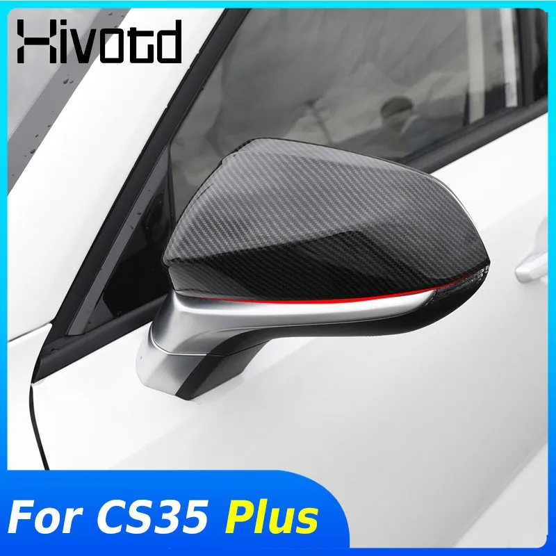 

Rearview Mirror Cover Side Wing Cap Cases Exterior Decoration Accessories Car Modification Parts For Changan CS35 Plus 2020-2018