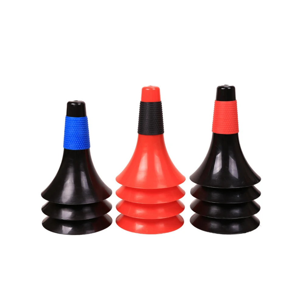 Factory wholesale high quality soccer basketball agility speed training  marker cone with non-slipping chock