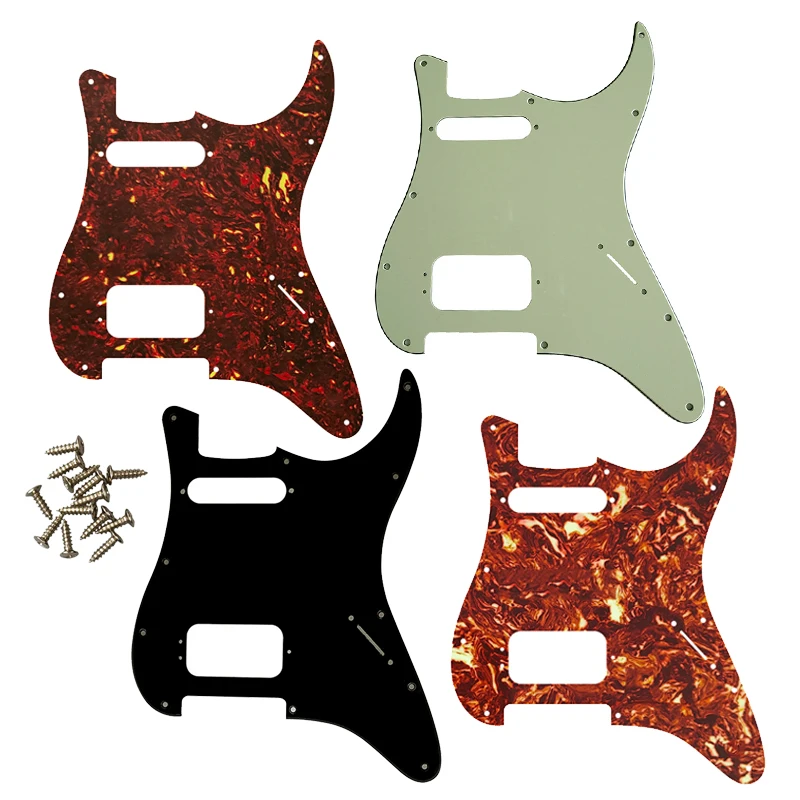 

Fei Man Custom Guitar Parts For 72'11 Screw Hole Standard St Deluxe Humbucker Hs Guitar Pickguard Scratch Plate No Control Knob