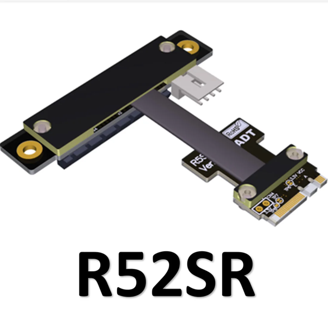 Imagem -03 - Cartão Adaptador Extensor Riser M.2 Wifi Chave ae a Mais e para Pci-e 4x x4 Cabo Gen3.0 Chave ae a e para Pcie 3.0x1x4x16 Cartão m2