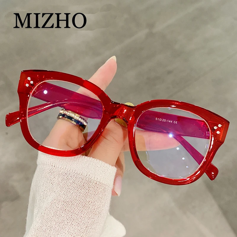 MIZHO Filtering Protect Eyesight Anti Blue Light Glasses Ladies Look At Phone Red Blocking Glare Computer Glasses Women