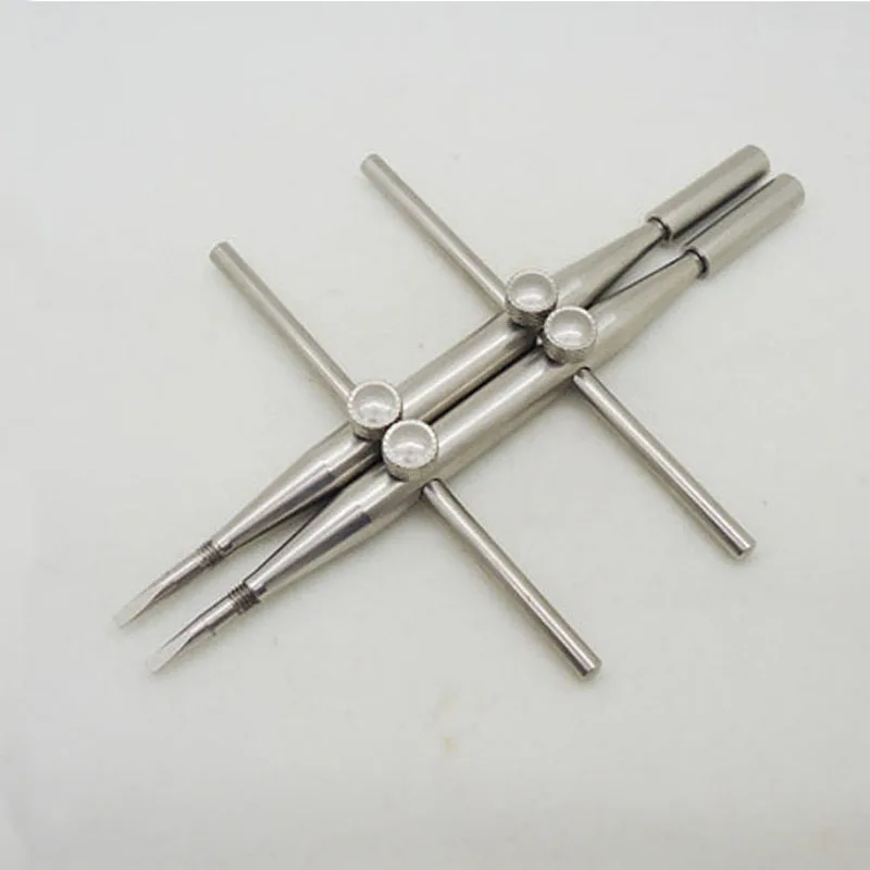 FITTEST 2 Screw Locking Design Tip Professional Stainless Steel Spanner Wrench Lens Repair Tool One Pointed Tip & one Flat Tip