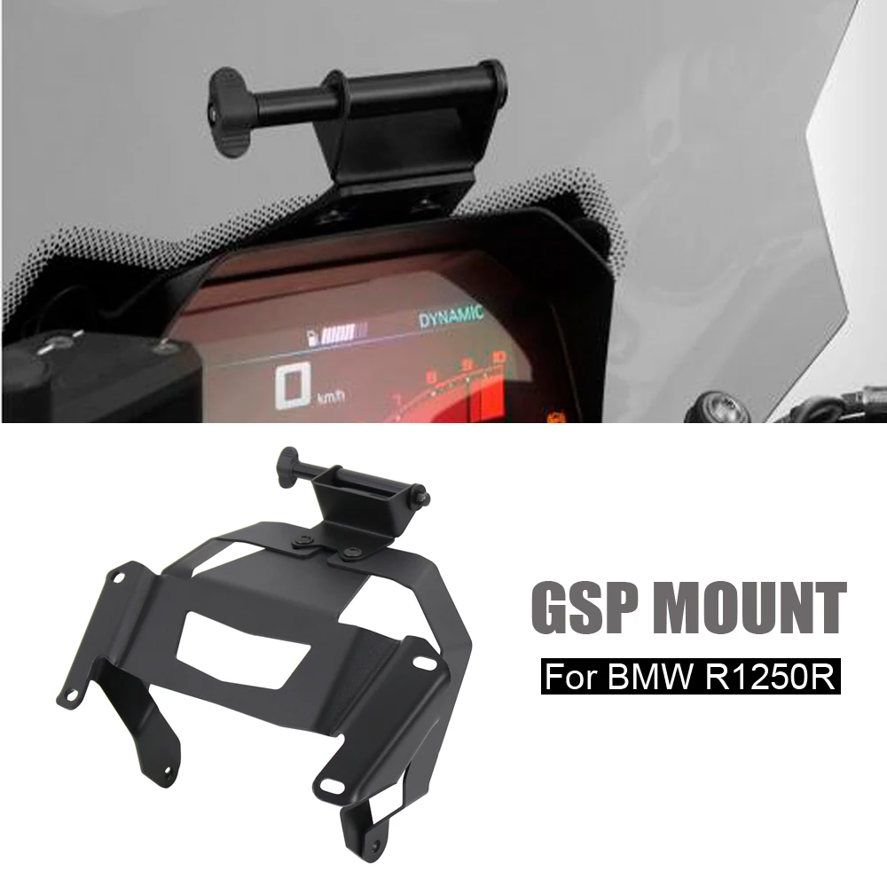 CNC Aluminium For BMW R1250R R 1250 R Motorcycle Phone Holder Stand GPS Navigator Plate Bracket