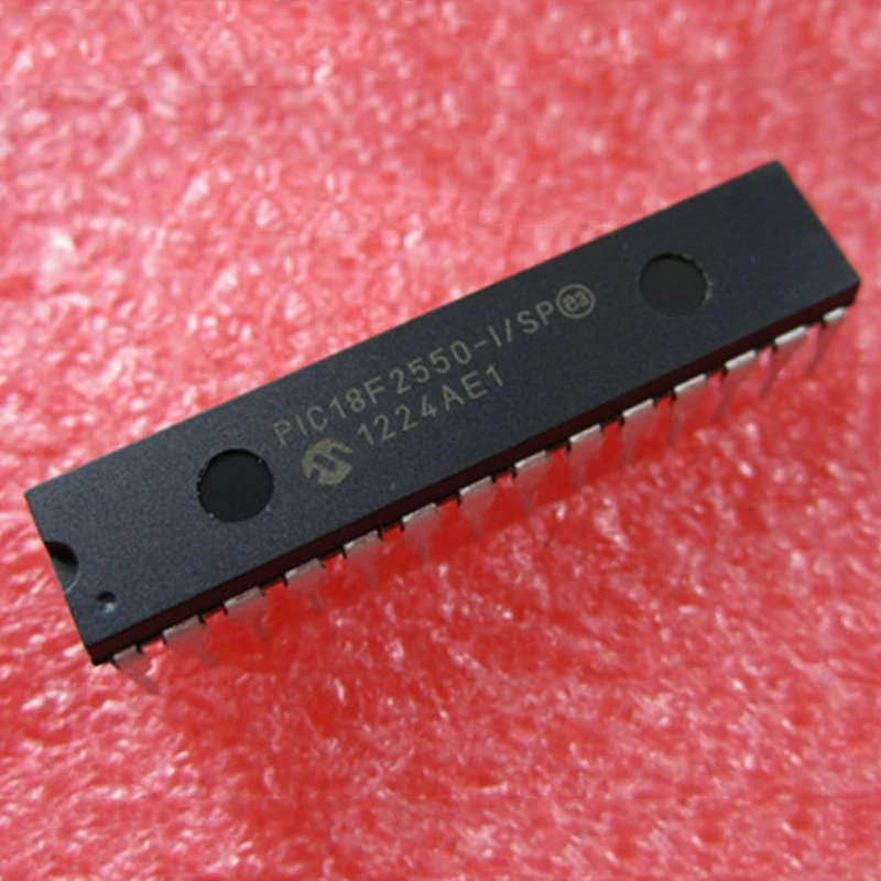 1PCS PIC18F2550-I/SP PIC18F2550 IC PIC MCU FLASH 16KX16 28SDIP NEW