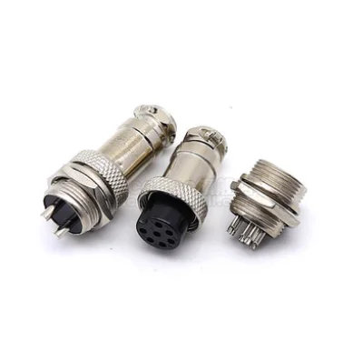 1set GX16 M16 2/3/4/5/6/7/8/9/10 Pin Male & Female 16mm L70-78 Circular Aviation Socket Plug Wire Panel Connector