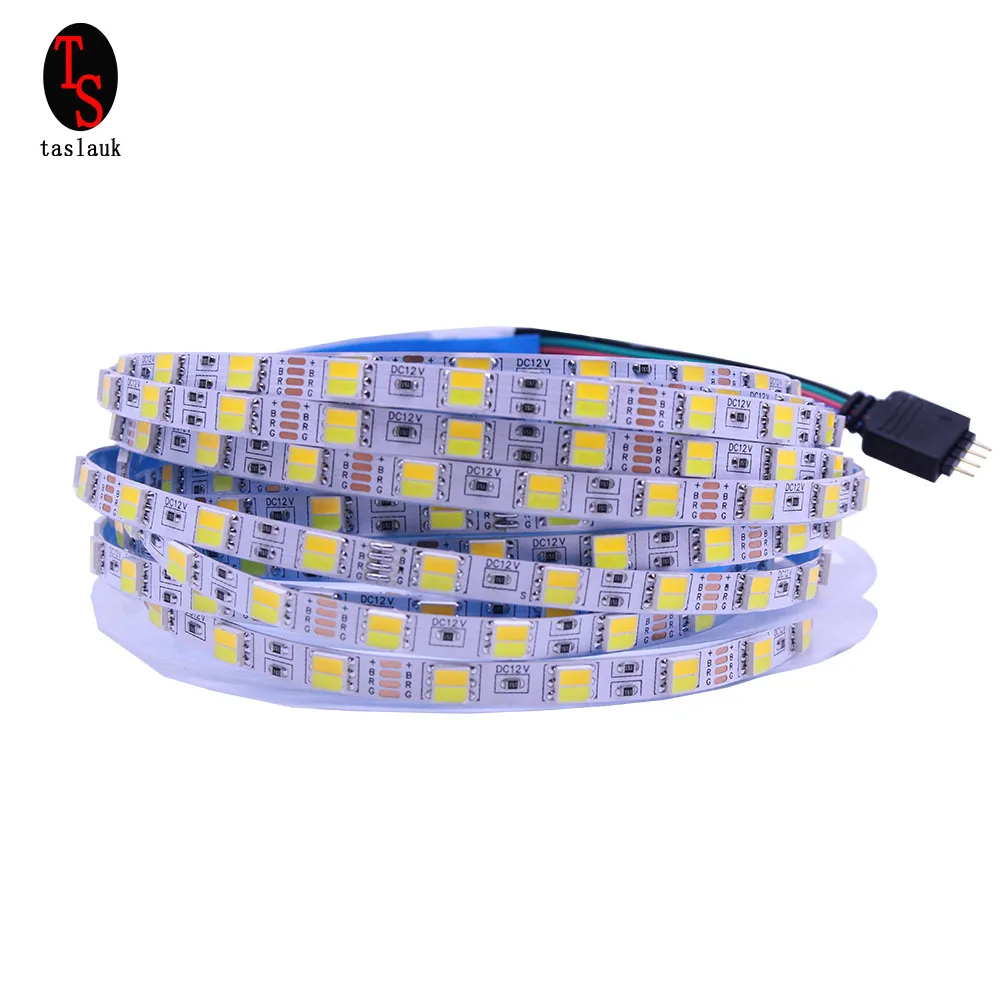 

6mm 10mm Width PCB BLACK 5050 CCT LED Strip Cool White+Warm White 2 in 1 Chip Color Temperature Adjustable Dimmable Strip DC12V