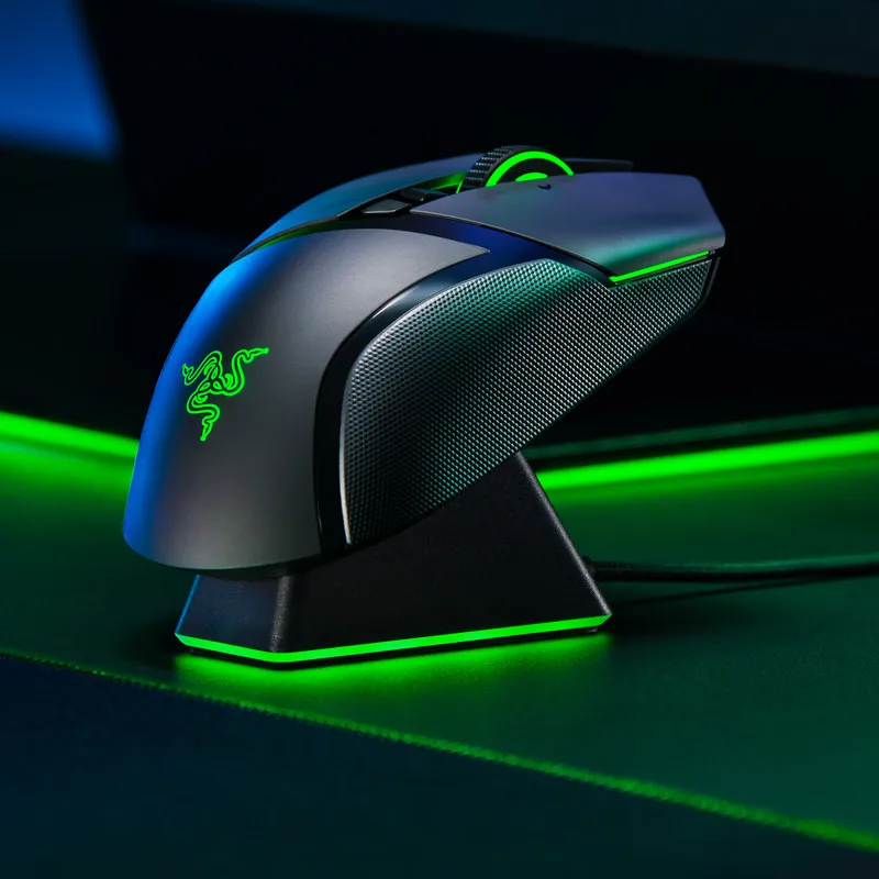 Razer Mouse Charging Dock Chroma RGB Luminous USB Interface For Basilisk Ultimate ,Viper Ultimate , Naga Pro